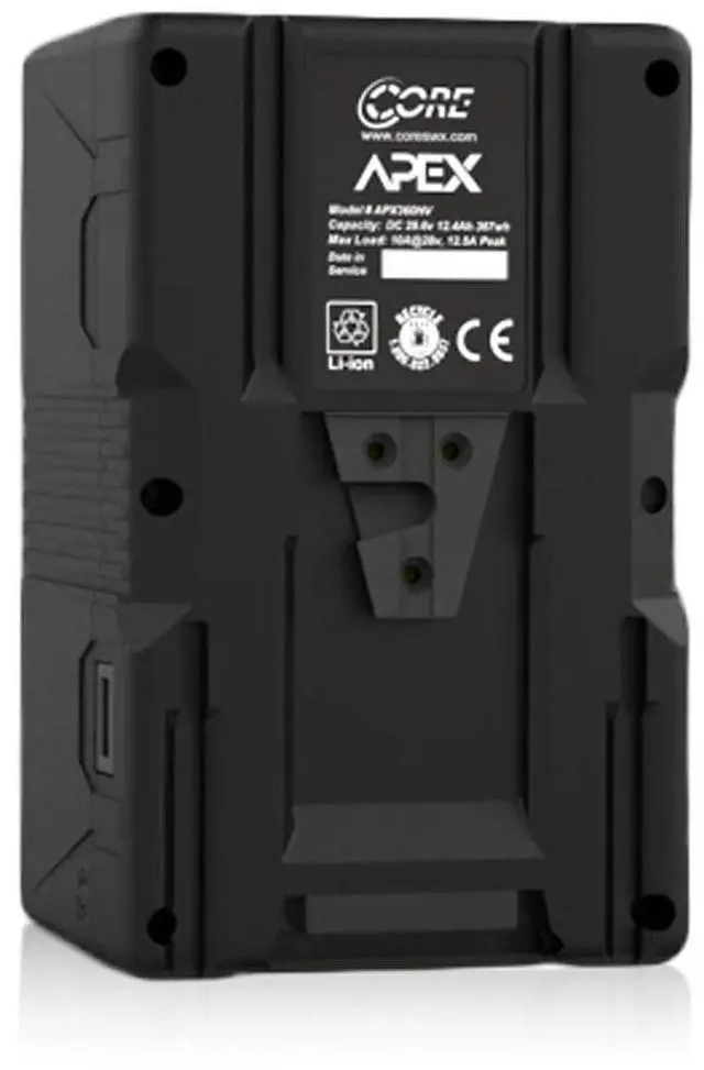 Alt view image 2 of 7 - Core SWX Apex 360 29.6V 367Wh Lithium-Ion Battery, V-Mount