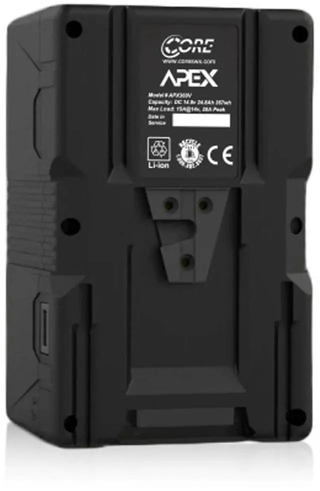 Alt view image 2 of 7 - Core SWX Apex 360 14.8V 367Wh Lithium-Ion Battery, V-Mount