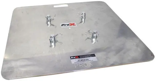 Alt view image 7 of 10 - ProX XT-BP3030A 30" X 30" Aluminum Base Plate Fits Most Manufacturers F34 Trussing W-Conical Connectors