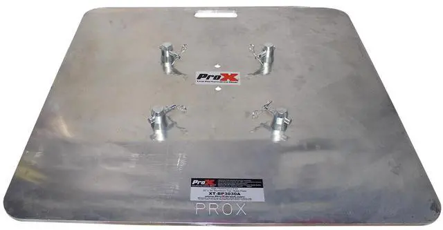 Alt view image 9 of 10 - ProX XT-BP3030A 30" X 30" Aluminum Base Plate Fits Most Manufacturers F34 Trussing W-Conical Connectors