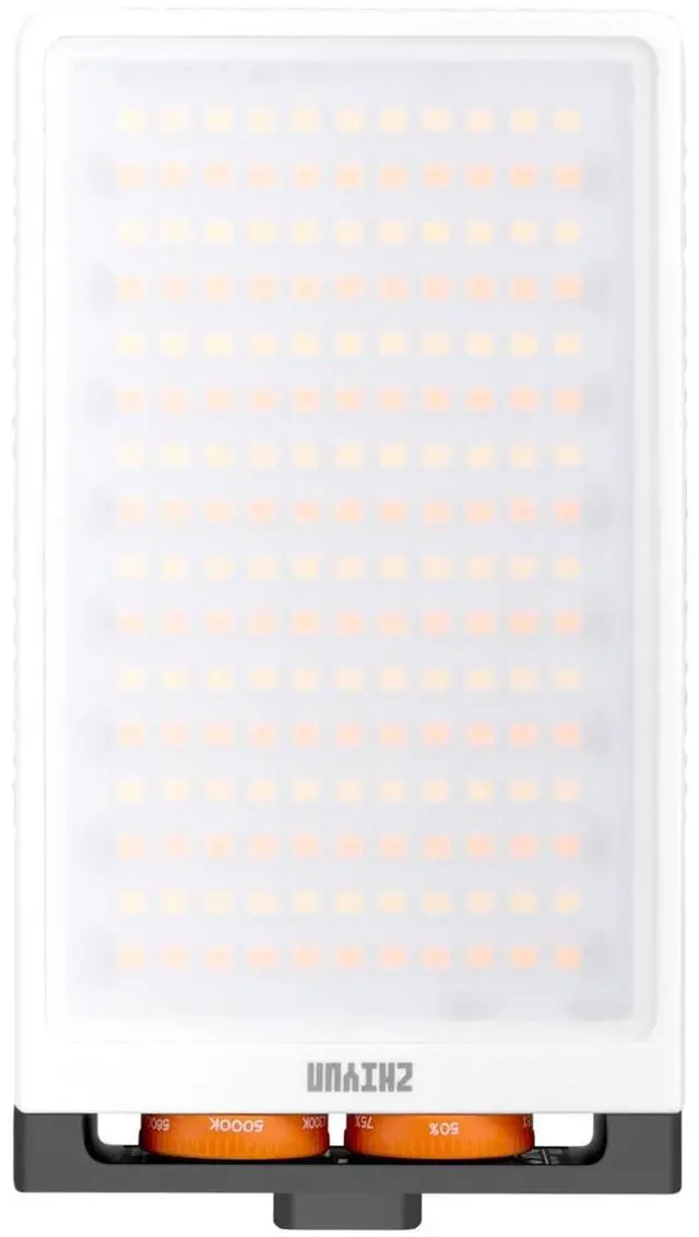 Alt view image 5 of 6 - Zhiyun FIVERAY M40 40W Bi-Color Pocket LED Light, Bundle with Green Extreme 10000mAh Qi Wireless Power Bank and Ulanzi MT-11 Tripod with Ball Head