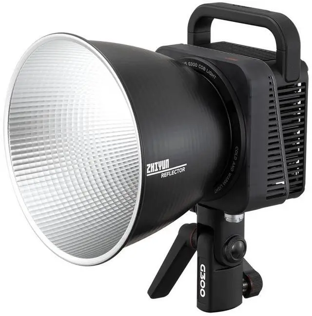 Alt view image 2 of 5 - Zhiyun MOLUS G300 300W Bi-Color COB LED Light, Bundle with 9.5' Pro Air-Cushioned Light Stand