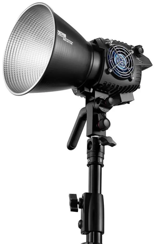Alt view image 2 of 5 - Zhiyun MOLUS B100 100W Bi-Color LED Monolight, Bundle with 9.5' Pro Air-Cushioned Light Stand