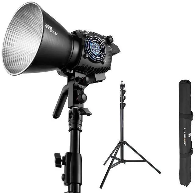 Main image of Zhiyun MOLUS B100 100W Bi-Color LED Monolight, Bundle with 9.5' Pro Air-Cushioned Light Stand