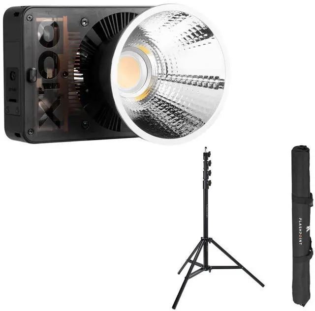 Main image of Zhiyun MOLUS X100 100W Bi-Color Pocket COB LED Light Pro Kit, Bundle with 9.5' Pro Air-Cushioned Light Stand