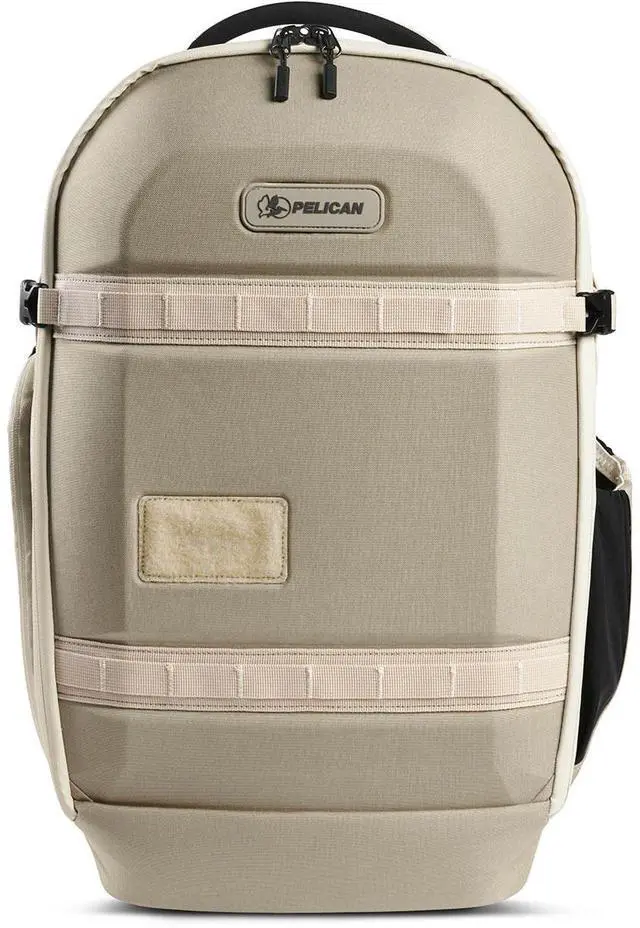 Alt view image 3 of 5 - Pelican ATX 25" Waterproof Wheeled Check-In Hard Travel Case, Bundle with PX25 25L Travel Backpack and DK5 ModPak Travel Toiletry Bag, Sand