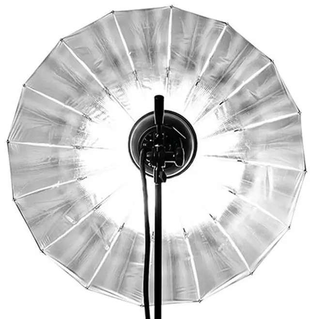 Alt view image 15 of 15 - Profoto Deep and Parabolic 33" Umbrella, Small, Silver