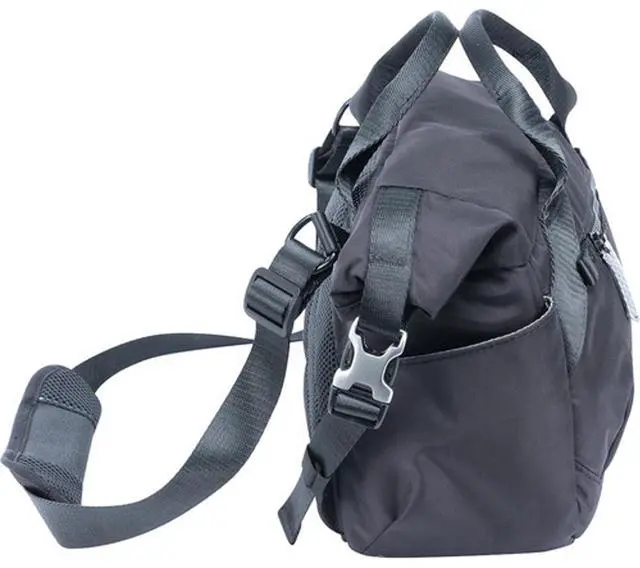 Alt view image 6 of 7 - Vanguard VEO FLEX 25M Slim Rolltop Shoulder Bag, Black #VEO FLEX25M BK