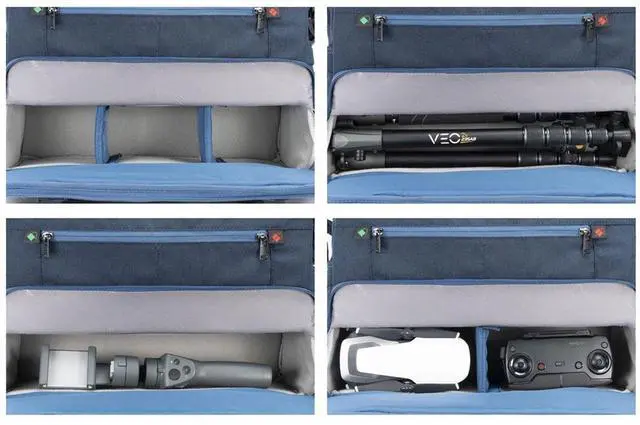 Alt view image 7 of 7 - Vanguard VEO RANGE 38M Large Messenger Camera Bag, Navy Blue #VEO RANGE38 NV