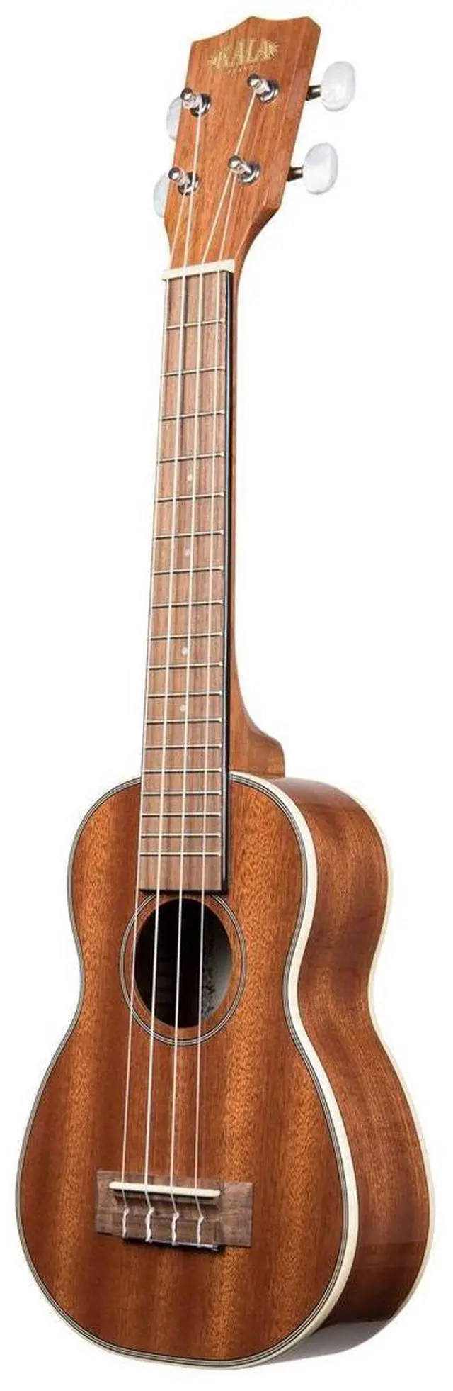 Alt view image 10 of 12 - Kala KA-SLNG Long Neck Gloss Mahogany Soprano Ukulele
