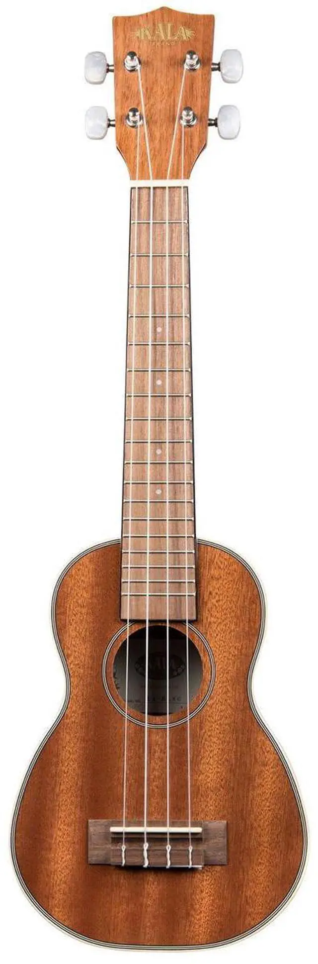 Alt view image 9 of 12 - Kala KA-SLNG Long Neck Gloss Mahogany Soprano Ukulele