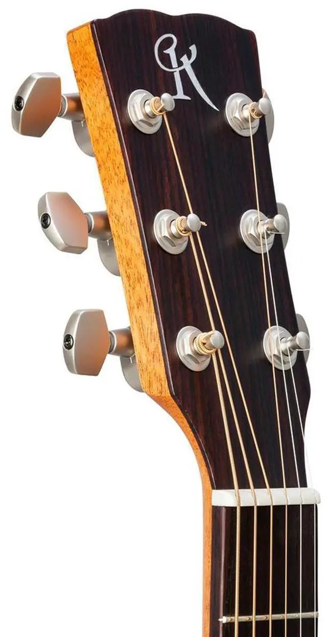 Alt view image 11 of 12 - Kremona Steel String Series M10 D-Style Acoustic Guitar with Case, Rosewood Fingerboard