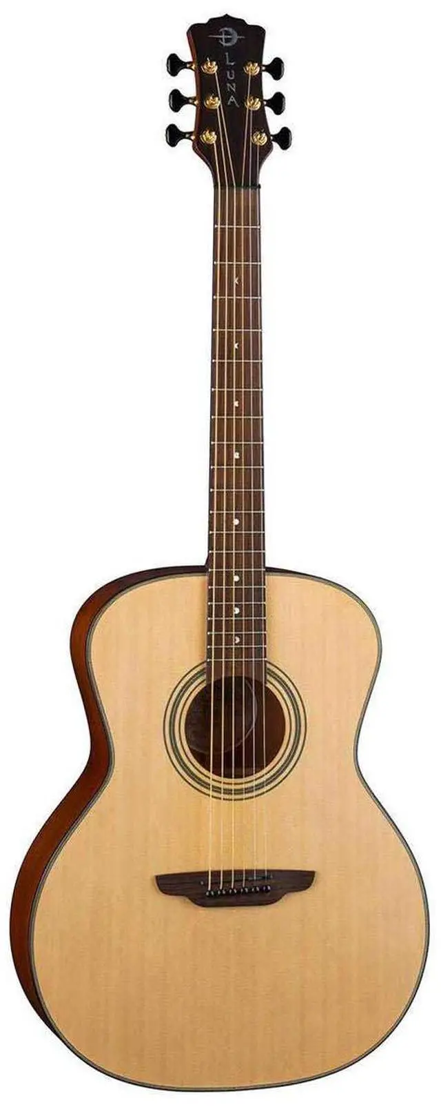 Alt view image 5 of 10 - Luna ART RECORDER Acoustic-Electric Guitar, Natural