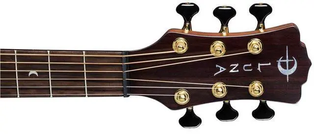 Alt view image 9 of 10 - Luna ART RECORDER Acoustic-Electric Guitar, Natural