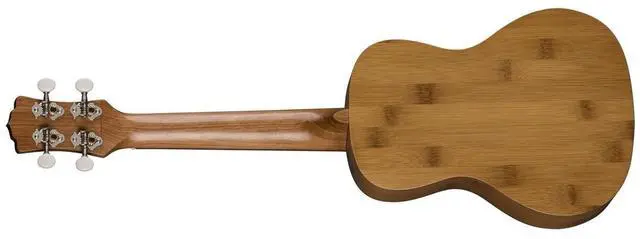 Alt view image 2 of 11 - Luna Uke Bamboo Concert Ukulele with Gigbag, 19 Frets, 'C' Shape Neck, Walnut Fretboard, Satin Natural