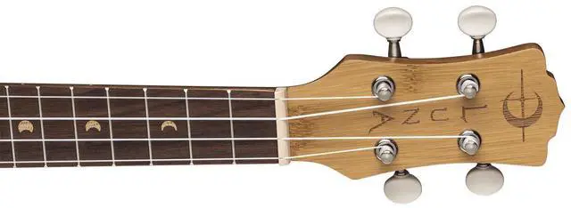 Alt view image 4 of 11 - Luna Uke Bamboo Concert Ukulele with Gigbag, 19 Frets, 'C' Shape Neck, Walnut Fretboard, Satin Natural