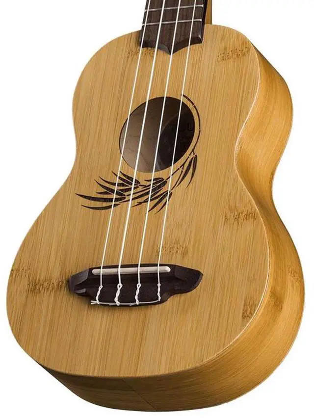 Alt view image 3 of 6 - Luna Guitars Uke Bamboo Soprano Ukulele