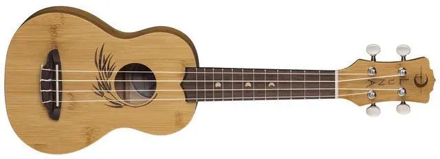 Alt view image 6 of 6 - Luna Guitars Uke Bamboo Soprano Ukulele