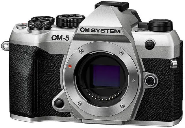 Alt view image 7 of 7 - OM SYSTEM OM-5 Mark II Mirrorless Camera, Silver