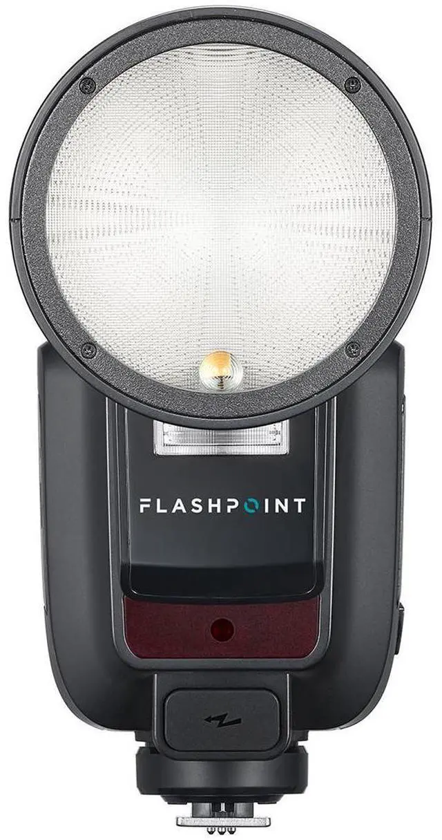 Alt view image 3 of 7 - Flashpoint X100 TTL R2 On Camera Li-on Round Head Flash For Panasonic & Olympus