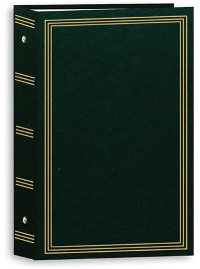 Alt view image 2 of 2 - Pioneer STC-504 3-Ring 4x6 Photo Album (Hunter Green)