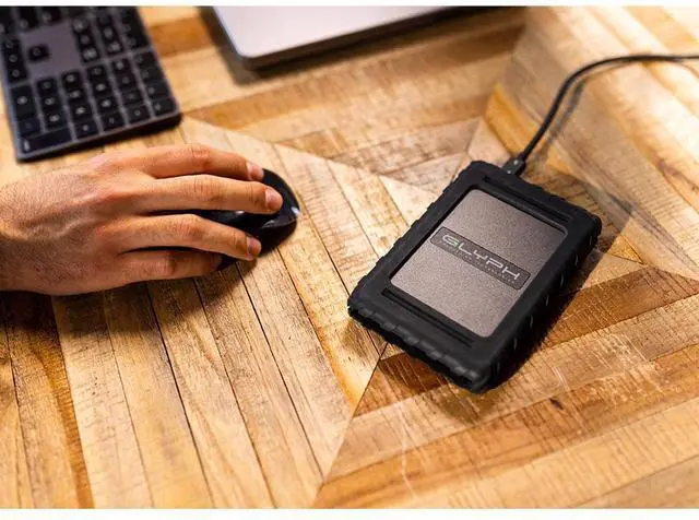 Alt view image 5 of 9 - Glyph Technologies Blackbox Plus External Hard Drive, 1TB, USB-C (3.1, Gen2)