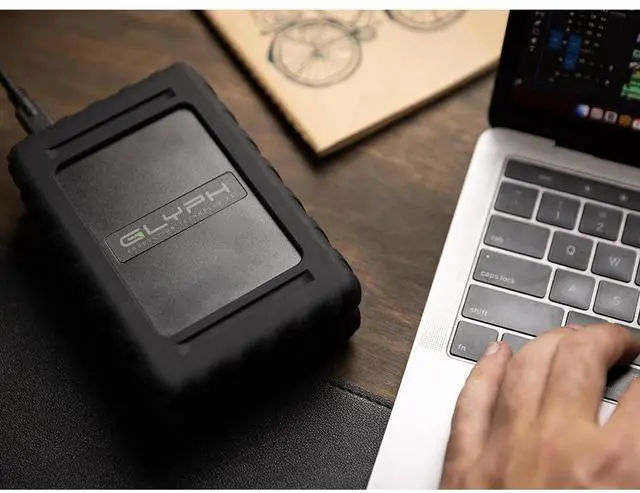 Alt view image 6 of 9 - Glyph Technologies Blackbox Plus External Hard Drive, 1TB, USB-C (3.1, Gen2)