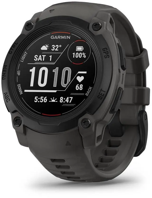 Main image of Garmin Instinct® E 40mm, Rugged Outdoor GPS Smartwatch, 24/7 Health Monitoring, Wrist-Based Heart Rate, Up to 16 Days of Battery Life, Charcoal
