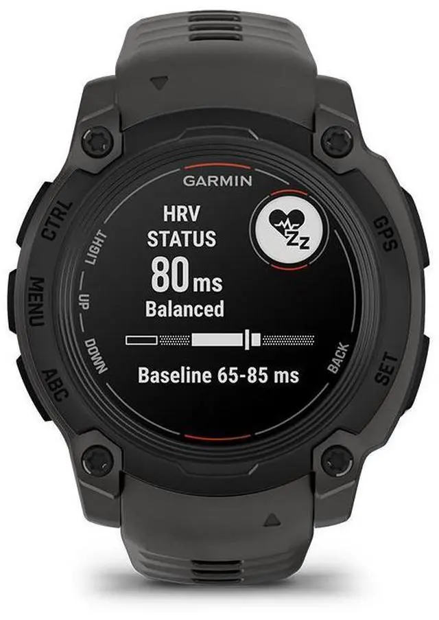 Alt view image 5 of 7 - Garmin Instinct® E 40mm, Rugged Outdoor GPS Smartwatch, 24/7 Health Monitoring, Wrist-Based Heart Rate, Up to 16 Days of Battery Life, Charcoal