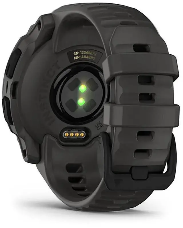 Alt view image 7 of 7 - Garmin Instinct® E 40mm, Rugged Outdoor GPS Smartwatch, 24/7 Health Monitoring, Wrist-Based Heart Rate, Up to 16 Days of Battery Life, Charcoal