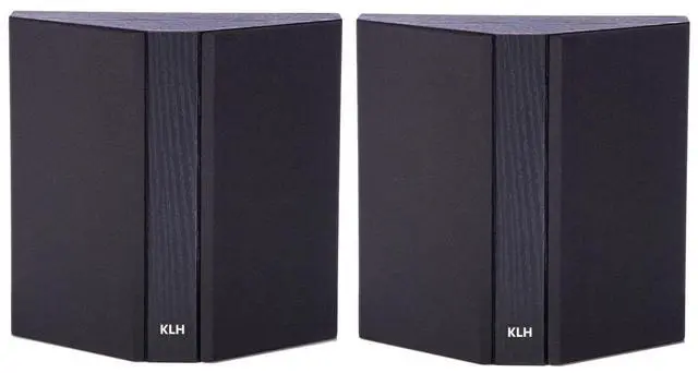 Alt view image 10 of 16 - KLH Beacon Surround Speakers - Pair (Black Oak)