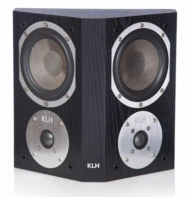 Alt view image 13 of 16 - KLH Beacon Surround Speakers - Pair (Black Oak)