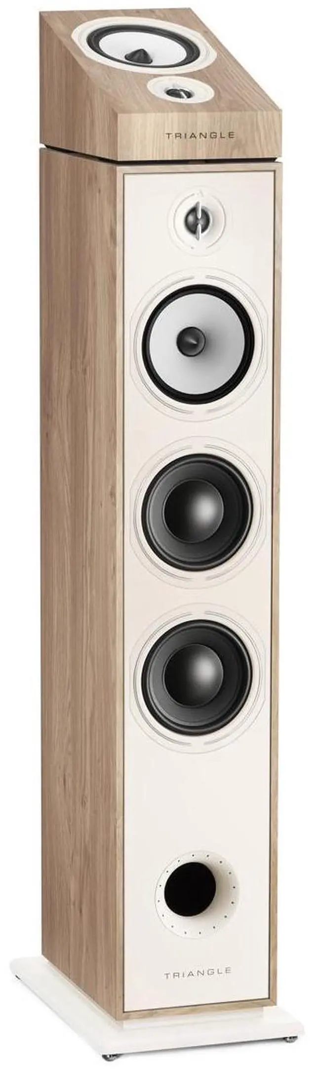 Alt view image 6 of 6 - Triangle Borea BRA1 80W 2-Way Home Cinema Surround Sound Speaker, Pair, Light Oak