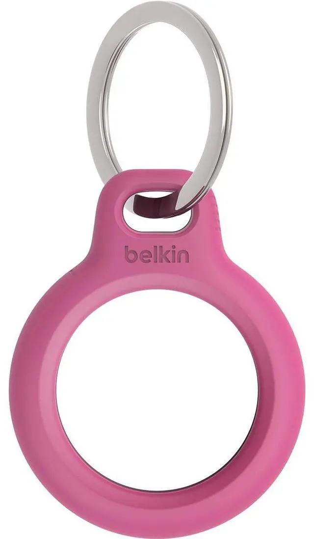 Alt view image 5 of 10 - Belkin Secure Holder with Key Ring for AirTag F8W973BTPNK