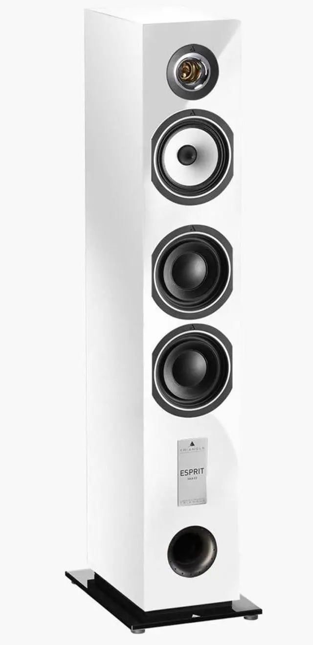 Main image of Triangle Esprit Gaia Ez Floorstanding Speaker, White High Gloss