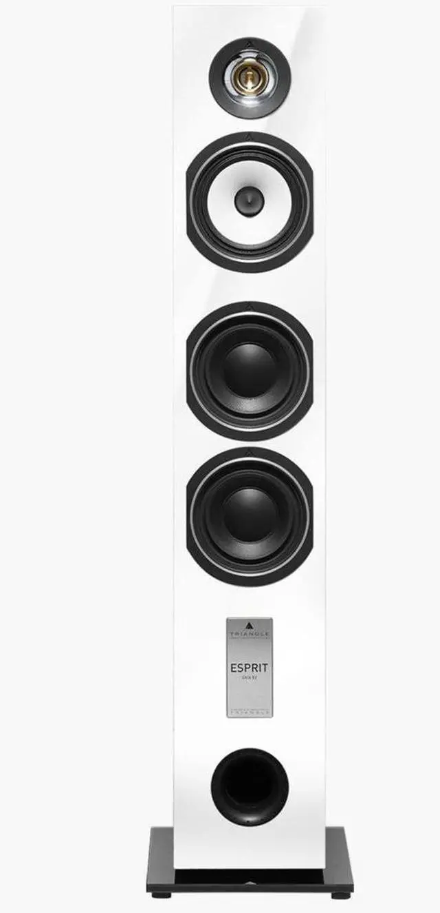 Alt view image 3 of 4 - Triangle Esprit Gaia Ez Floorstanding Speaker, White High Gloss