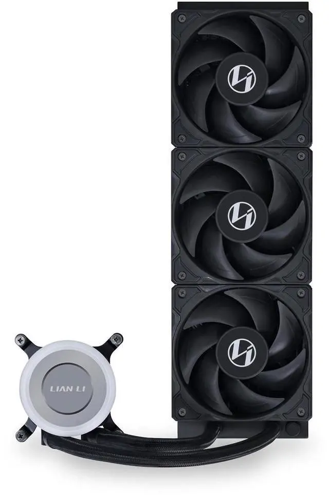Alt view image 9 of 13 - Lian Li Galahad II Lite Liquid Cooler 360mm Performance PBT FansAIO CPU Water Cooling, Customizable Pump ARGB Pump Block, Switchable Lid & 28mm PBT Fan for LGA 1700/1851/AM5/4 (GA2L36PB)