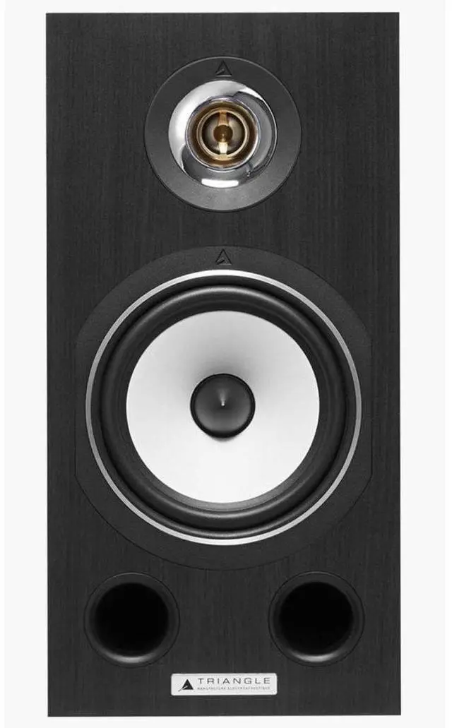 Alt view image 3 of 4 - Triangle HiFi Bookshelf Speakers - Comete EZ, Black Ash, Pair