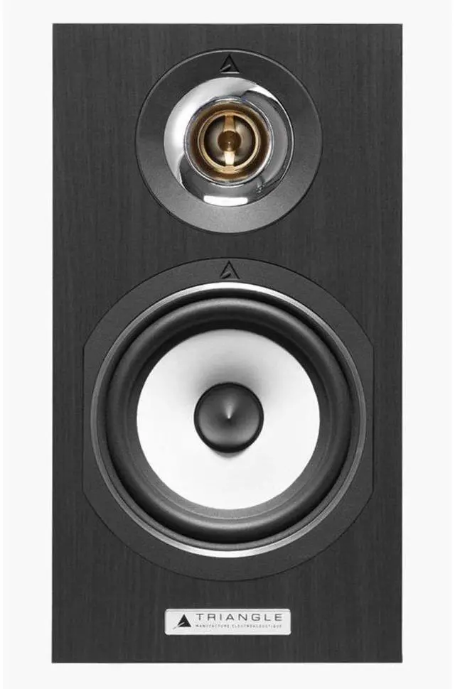 Alt view image 3 of 4 - Triangle HiFi Bookshelf Speakers - Titus EZ, Black Ash, Pair