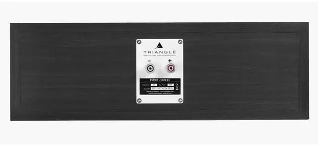 Alt view image 4 of 4 - Triangle HiFi Home Cinema Center Speaker - Voce EZ, Black Ash