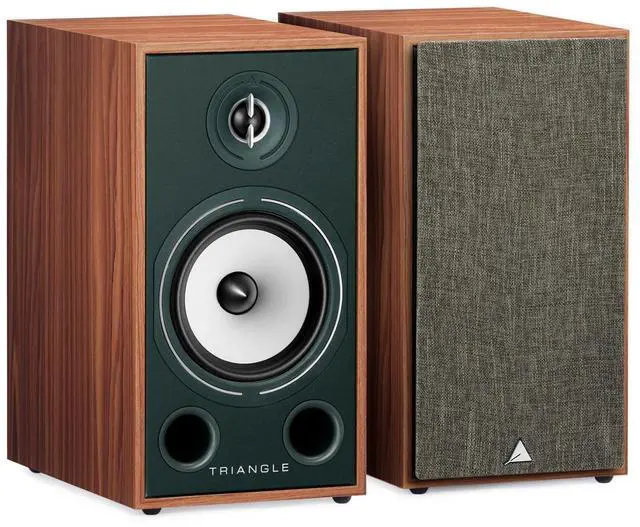 Main image of Triangle Borea BR03 100W 2-Way USA Edition Bookshelf Speakers, Pair, Oak Green