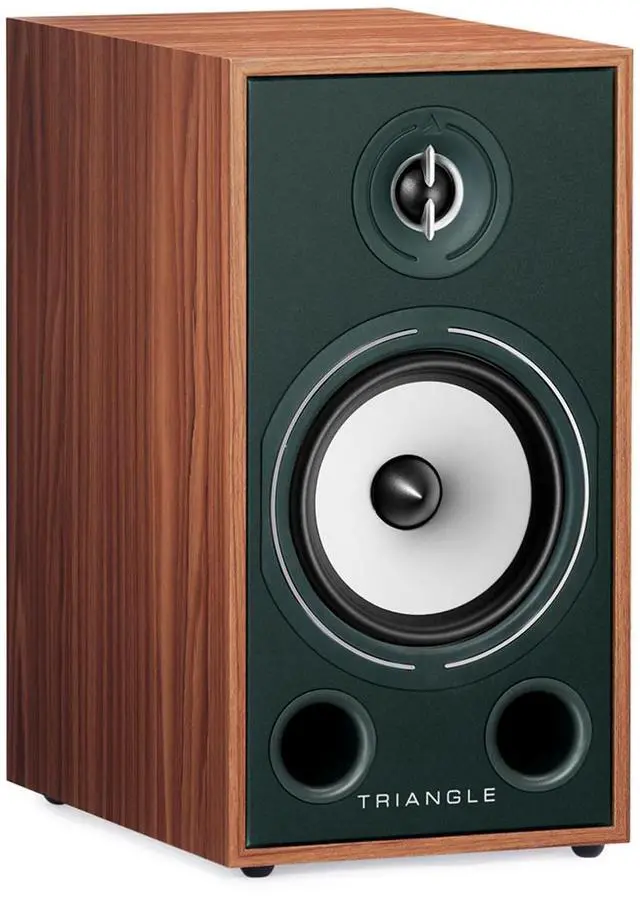 Alt view image 2 of 4 - Triangle Borea BR03 100W 2-Way USA Edition Bookshelf Speakers, Pair, Oak Green