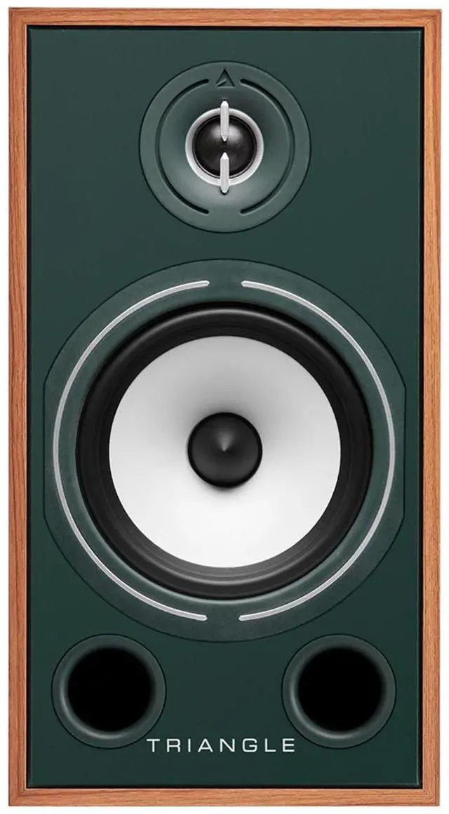 Alt view image 3 of 4 - Triangle Borea BR03 100W 2-Way USA Edition Bookshelf Speakers, Pair, Oak Green