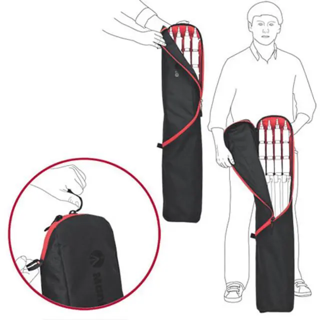 Alt view image 3 of 6 - Manfrotto Bag for 4 Light Stands, Small #MB LBAG90