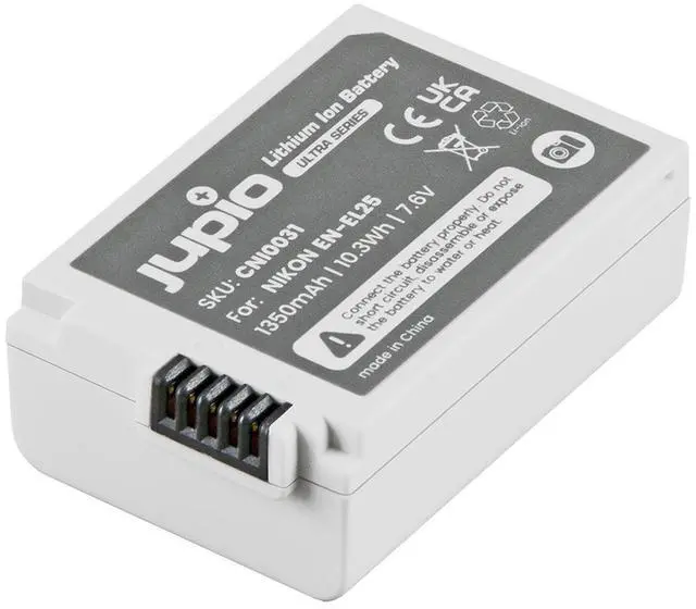 Main image of Jupio EN-EL25 7.6V 1350mAh Ultra Lithium-Ion Battery for Nikon Cameras