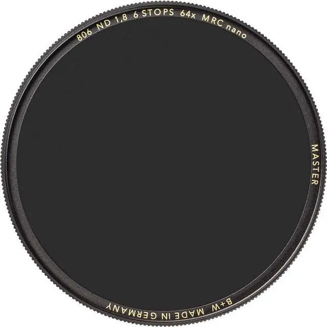 Alt view image 2 of 4 - B + W 30.5mm Master 806M ND 1.8 6-Stop MRC Nano Neutral Density Filter
