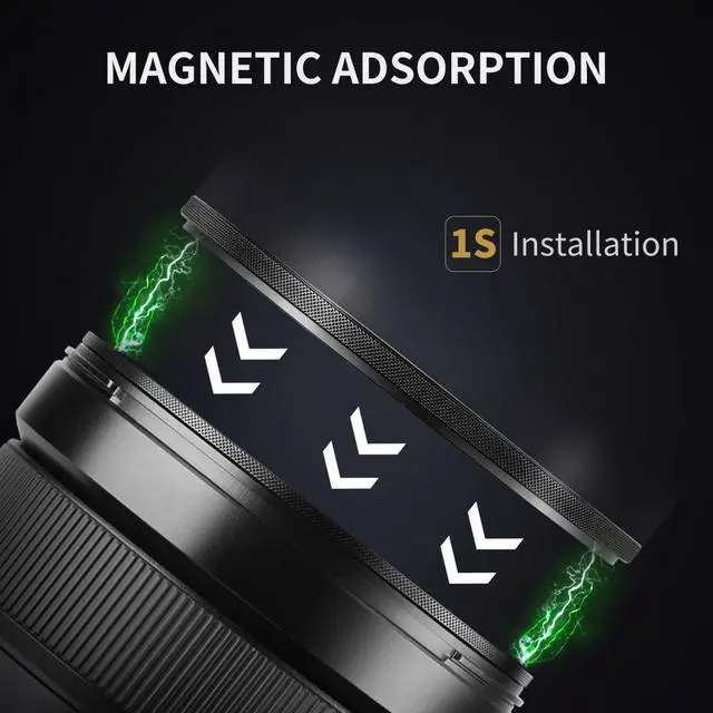Alt view image 5 of 7 - K&F Concept 82mm Nano-X Neutral Density ND64 1.8 6-Stop Magnetic Filter