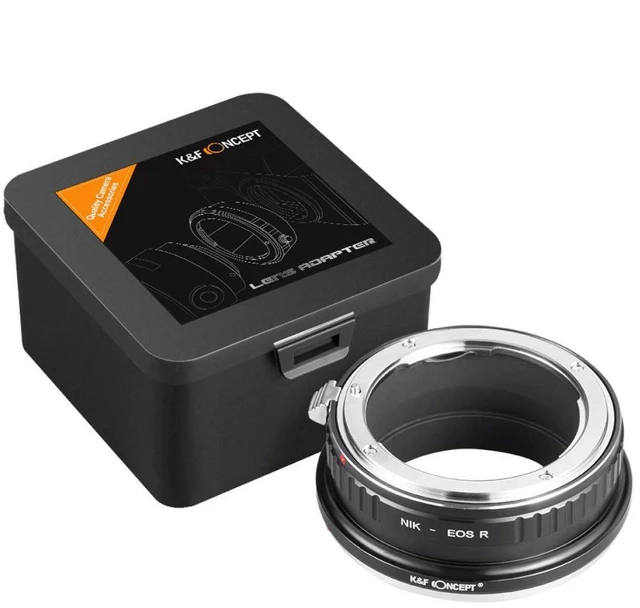 Alt view image 2 of 6 - K&F Concept KF Concept Nikon F Lenses to Canon EOS R Lens Mount Adapter