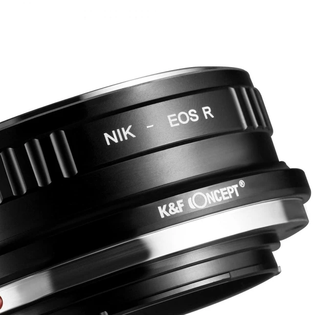 Alt view image 6 of 6 - K&F Concept KF Concept Nikon F Lenses to Canon EOS R Lens Mount Adapter