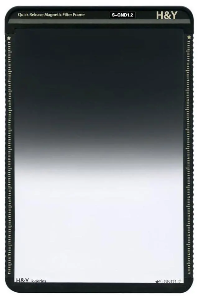 Main image of H&Y 100x150mm HD MRC Soft-Edge Graduated Neutral Density 1.2 Square Filter (4-Stops) with Quick Release Magnetic Filter Frame for 100mm K-Series Filter Holder